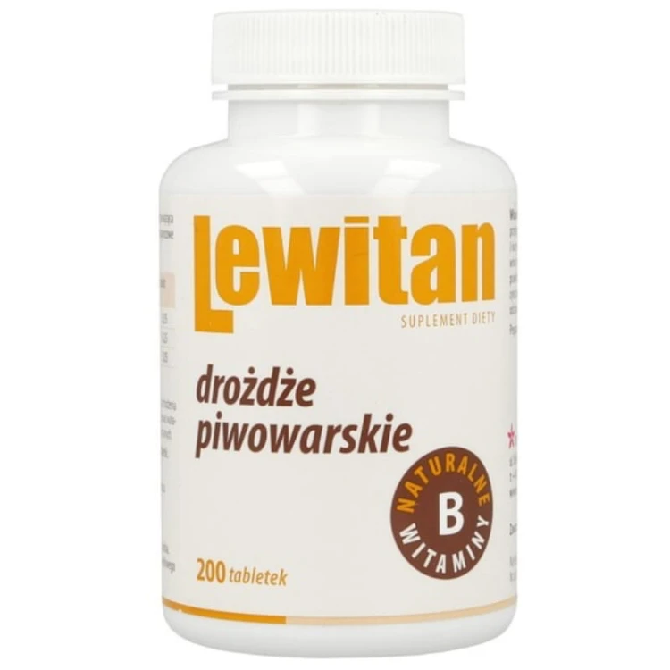 Lewitan Drożdże piwowarskie 200 tabl.