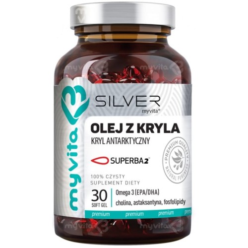 Silver Pure 100% Olej z kryla 30 kaps.