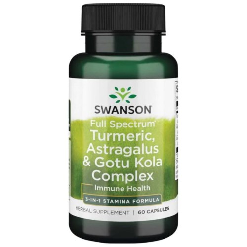 Full Spectrum Turmeric Astragalus Gotu Kola 60 kaps.