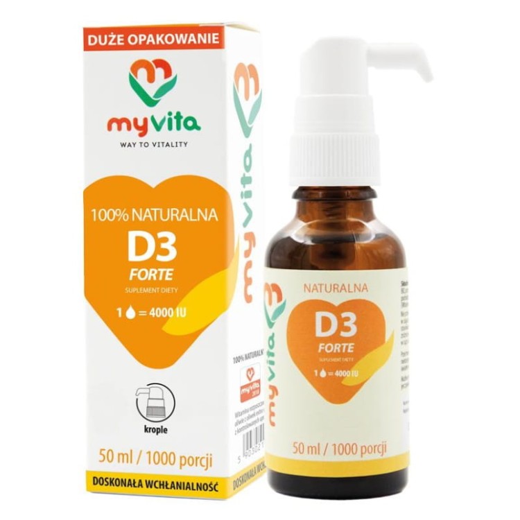 Witamina D3 FORTE 4000IU 50ml