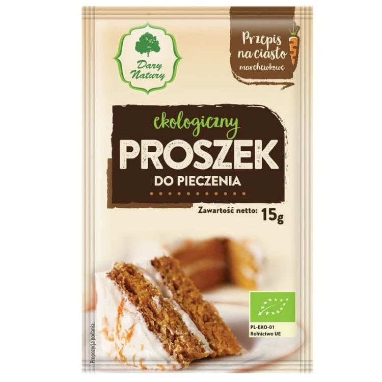 Ekologiczny proszek do pieczenia 15g