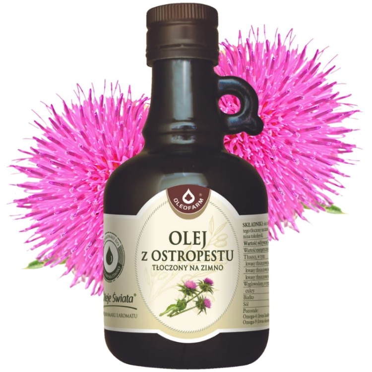 Olej z ostropestu tłoczony na zimno 500ml