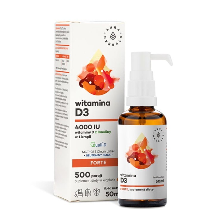 Witamina D3 4000IU MCT 50ml