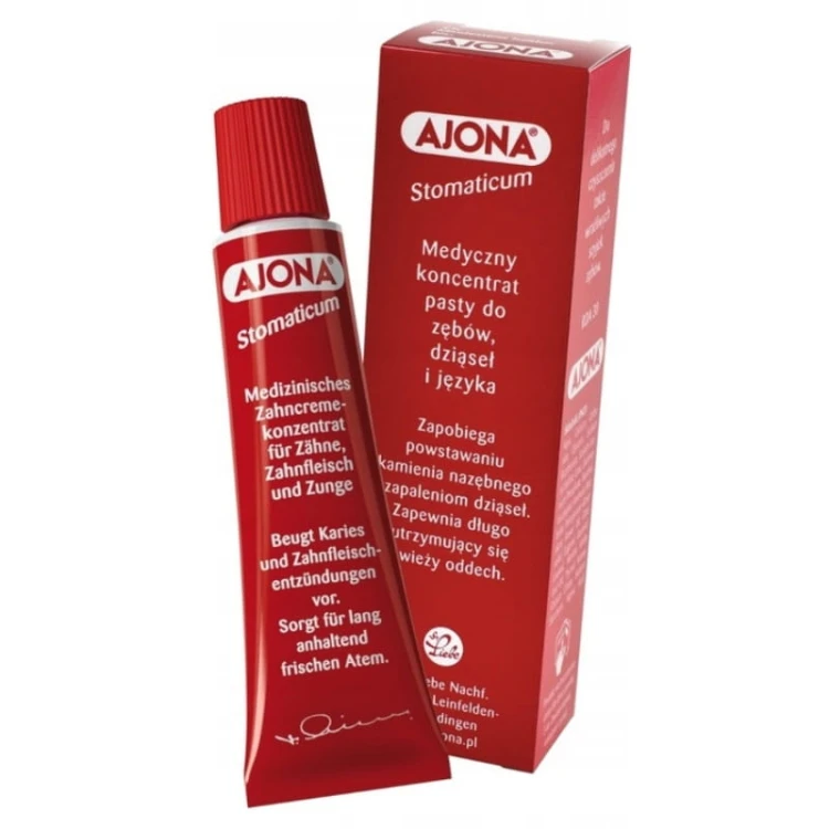 Ajona Stomaticum koncentrat pasty do zębów, dziąseł i języka 6 ml