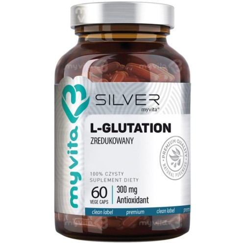 Silver Pure 100% L-Glutation zredukowany 60 kaps.