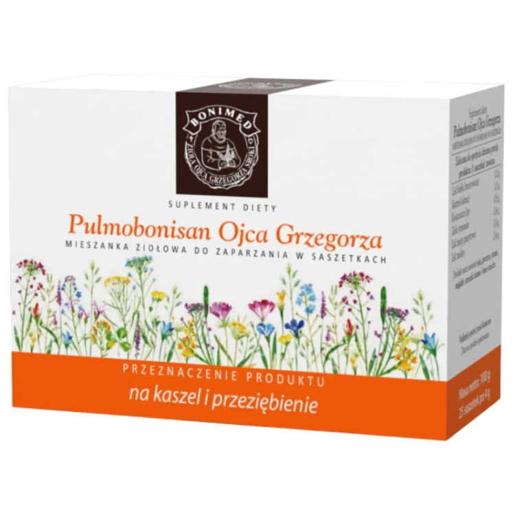 Bonimed Pulmobonisan Ojca Grzegorza 25x4g saszetki (100g)