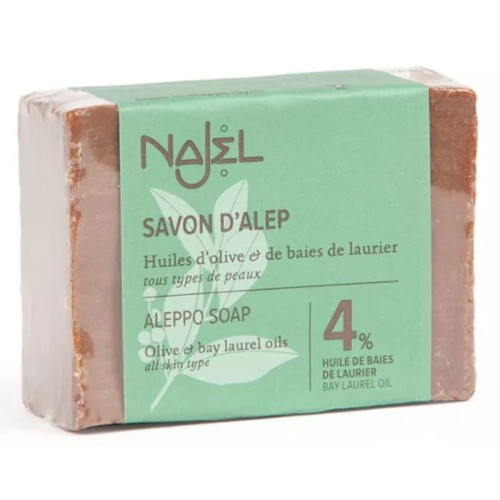 Mydło oliwkowo-laurowe Aleppo 4% zawartości olejku laurowego Najel 155g