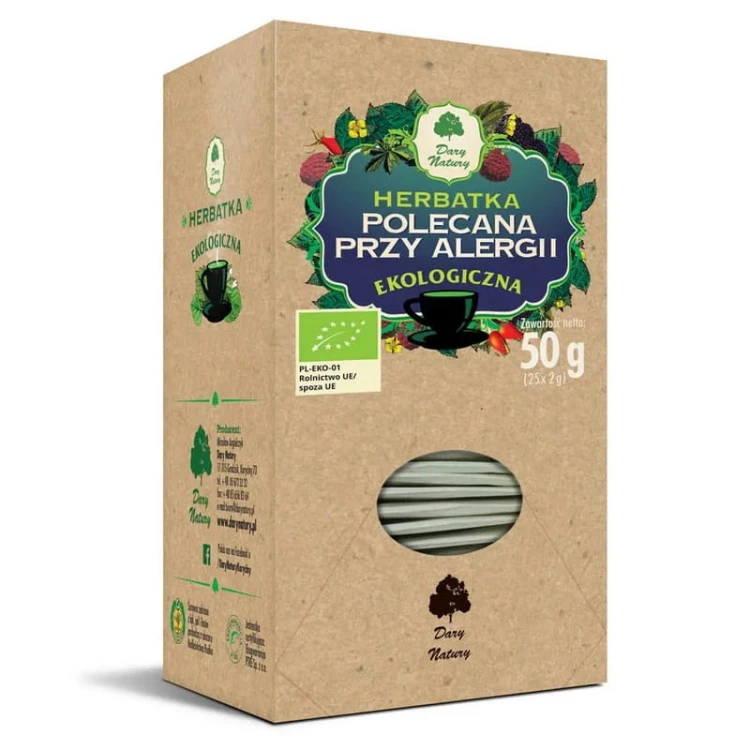 Herbatka Polecana przy alergii EKO 25x2g