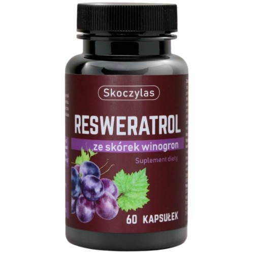 Skoczylas Resweratrol 50mg (ze skórek winogron) 60 kaps.