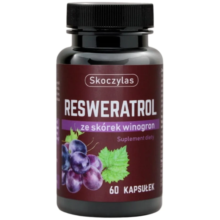 Skoczylas Resweratrol 50mg (ze skórek winogron) 60 kaps.