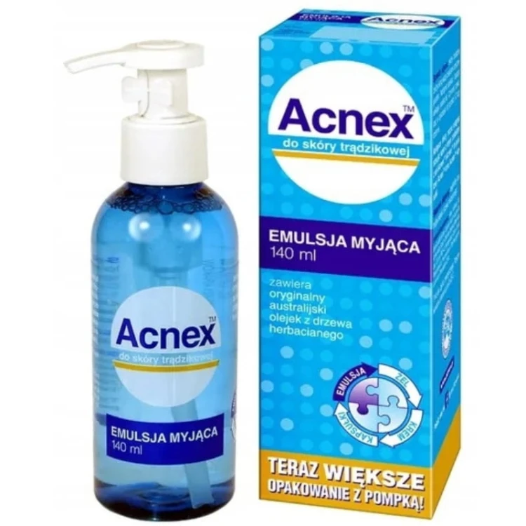 Acnex Emulsja myjąca do skóry trądzikowej 140ml