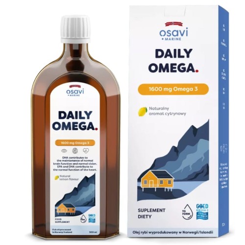 Osavi Omega3 (Marine) 1600mg 500ml Cytryna