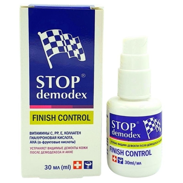 STOP DEMODEX Żel do twarzy Finish Control 30ml