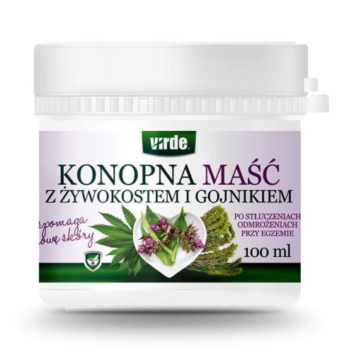 Maść konopna z żywokostem i gojnikiem 100ml