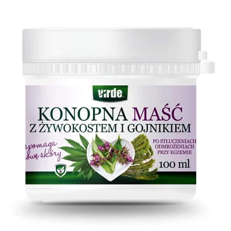 Maść konopna z żywokostem i gojnikiem 100ml