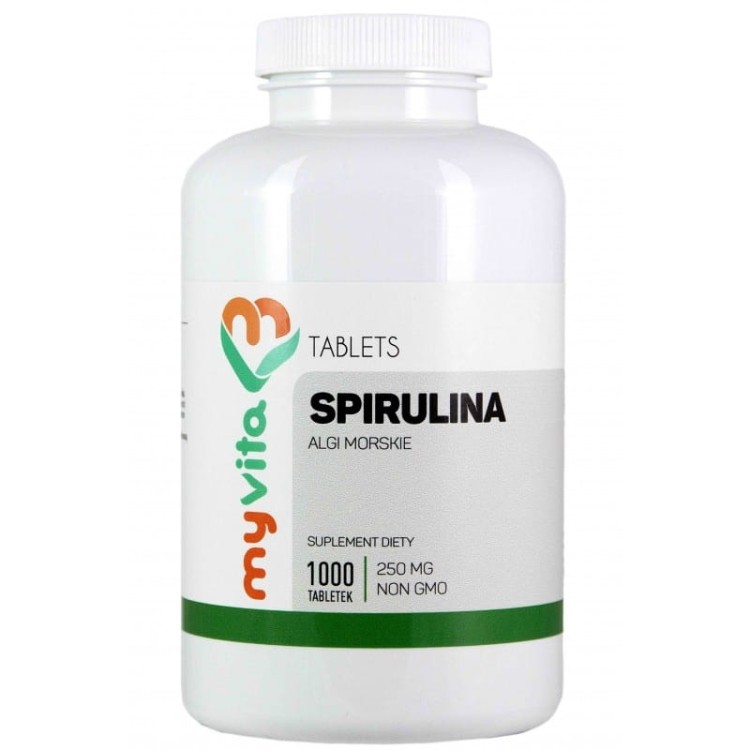 myvita-spirulina-250mg-1000-tabletek