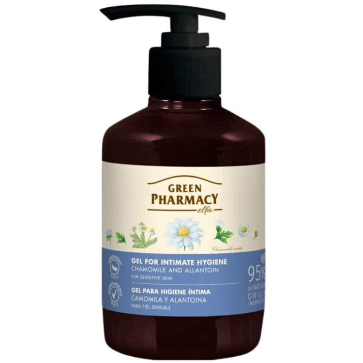 Green Pharmacy Żel do higieny intymnej Rumianek dla skory wrażliwej 370ml
