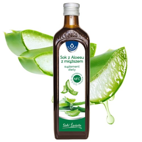 Sok z Aloesu z miąższem NFC 500ml
