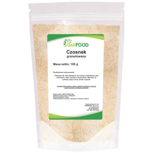 Czosnek granulowany (DeliFood) 100g