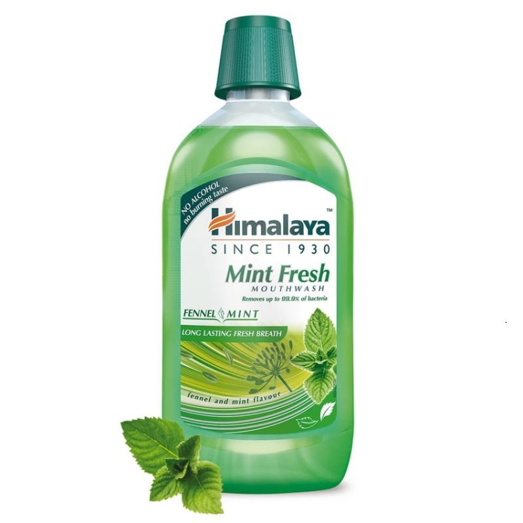 Himalaya Płyn do płukania jamy ustnej Świeżość Mięty 450 ml