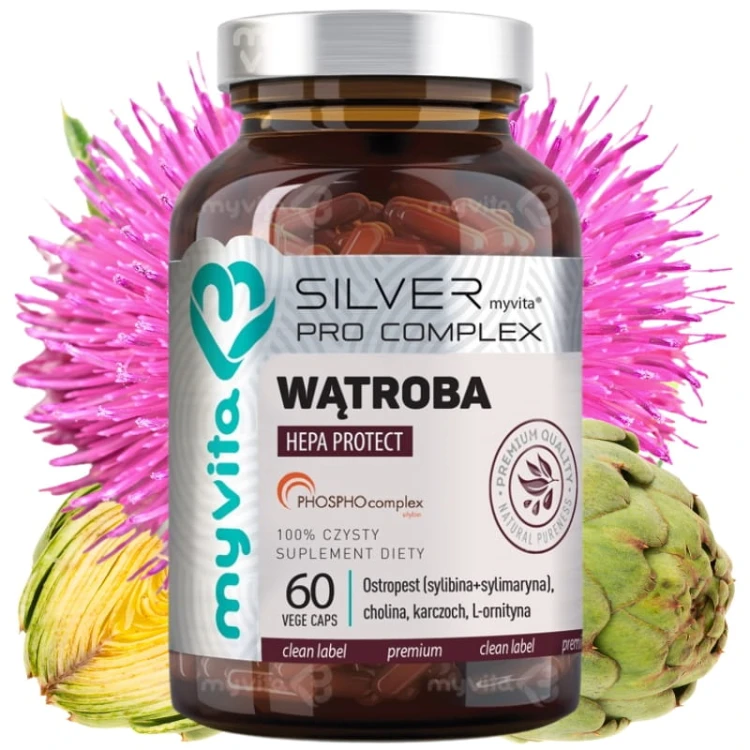 Silver Pure 100% Wątroba 60 kaps.