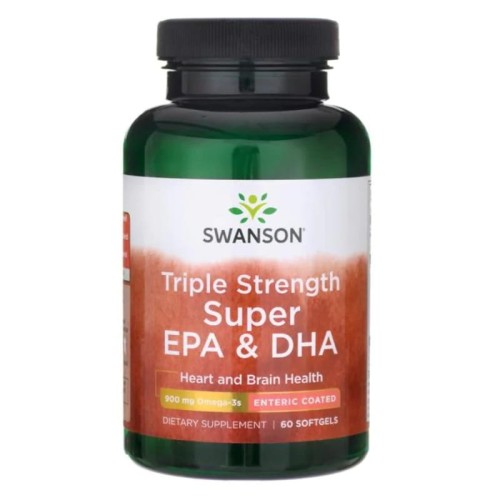 Triple Strength Super EPA &amp; DHA 900mg 60 kaps.
