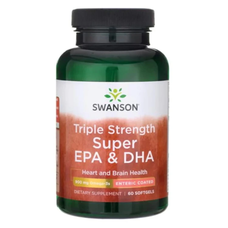 Triple Strength Super EPA &amp; DHA 900mg 60 kaps.