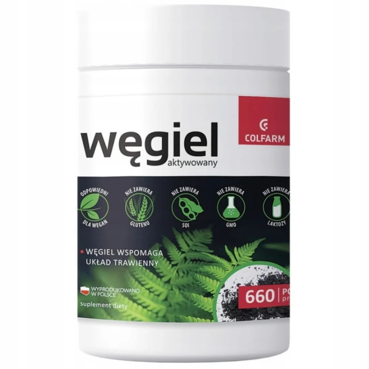 Węgiel aktywowany 100g proszek