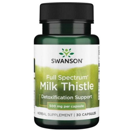 Full Spectrum Milk Thistle 500mg 30 kaps.