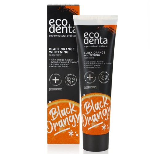 Ecodenta Pasta do zębów Black Orange Wybielająca Pomarańczowa100ml