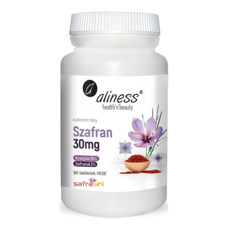 Szafran Safrasol 2%/10% 30mg 90 tabl.