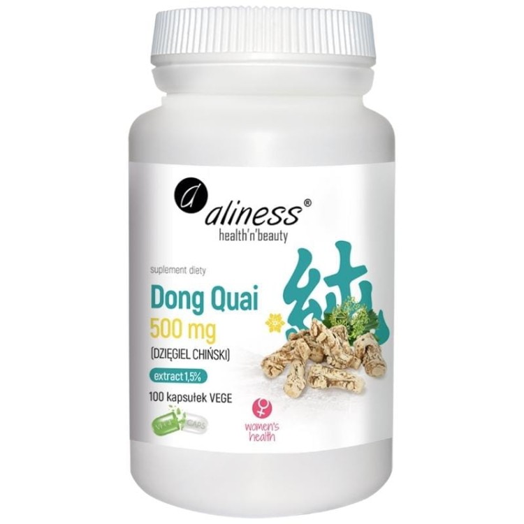 Dong Quai (Dzięgiel chiński) 1,5% 500mg 100 kaps.