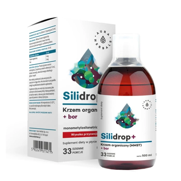 Silidrop+ Bor Krzem organiczny 500ml