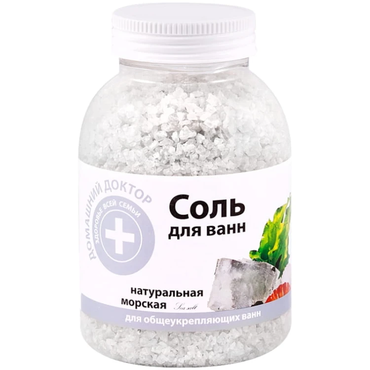 Domowy Doktor Sól morska do kąpieli Naturalna 1000g