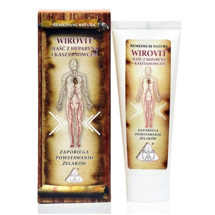 Wirovit Maść z heparyną i kasztanowcem 75 ml