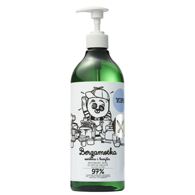 Naturalny płyn do mycia naczyń Bergamotka, werbena, bazylia 750ml