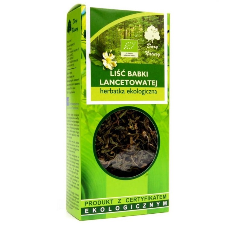 Babka Lancetowata Liść (Plantago lanceolata L.) EKO 25g