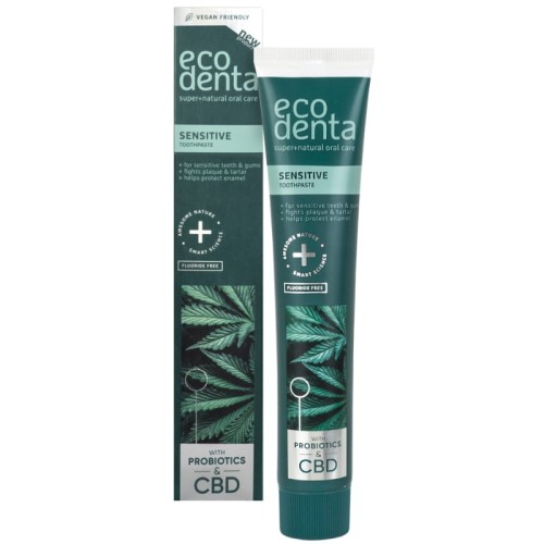 Ecodenta Pasta do zębów CBD i probiotyki 75ml