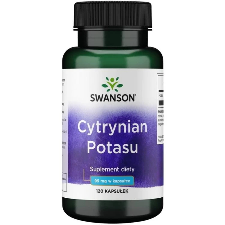 Cytrynian Potasu 99mg 120 kaps.