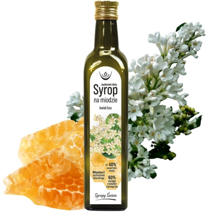 Syrop kwiat bzu na miodzie 250ml