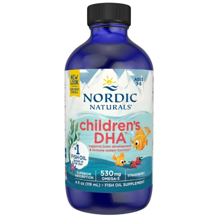 Nordic Naturals Children's DHA 530mg Truskawka 119ml