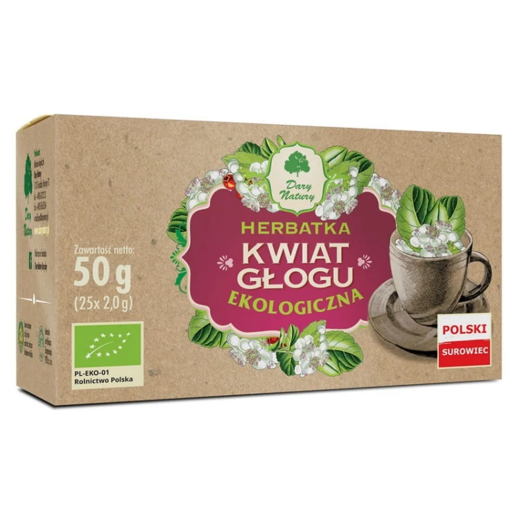 Herbatka Głóg kwiat EKO 25x2g