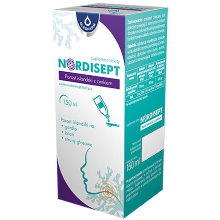 oleofarm-nordisept-porost-islandzki-z-cynkiem-syrop-150ml
