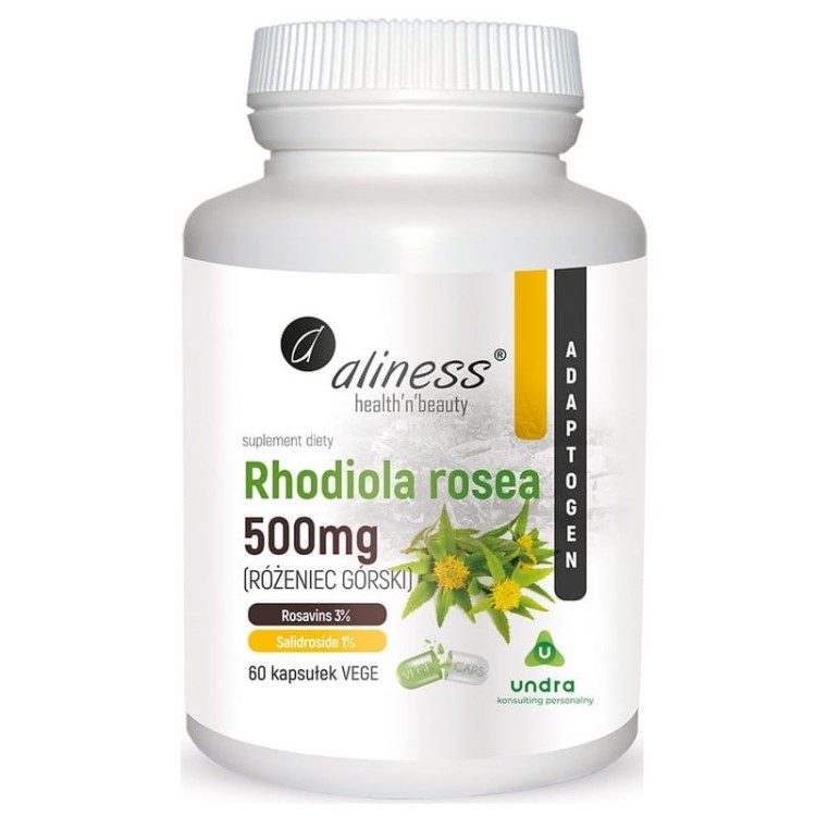 Rhodiola rosea (różeniec górski) 500mg 60kaps.