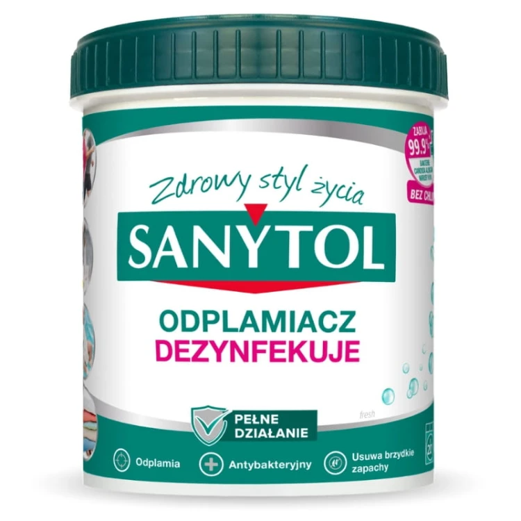 Sanytol Odplamiacz w proszku dezynfekuje 450g