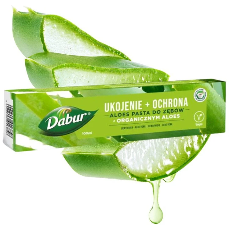 Dabur Pasta do zębów Ukojenie + Ochrona Organiczny Aloes 100ml