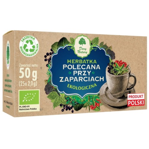 Herbatka Polecana przy zaparciach EKO 25x2g
