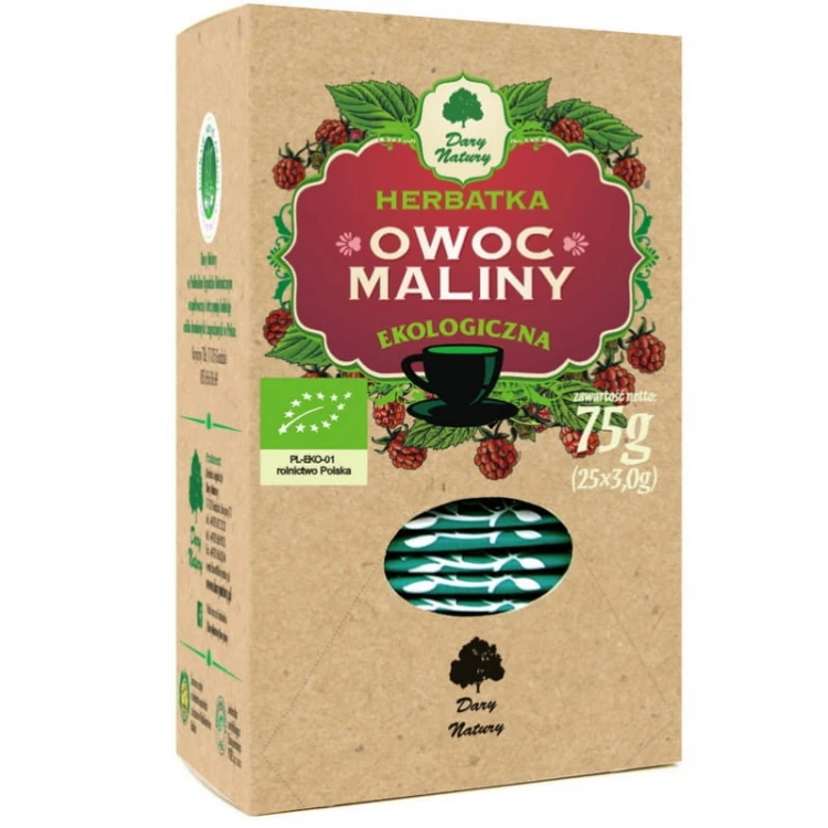 Herbatka Malina owoc EKO 25x3g