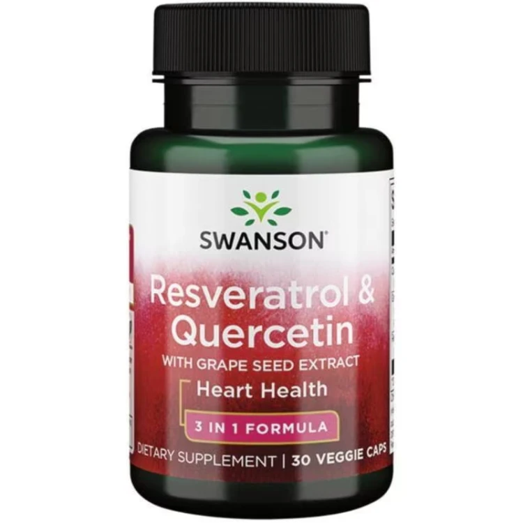 Resveratrol &amp; Quercetin 30 kaps. wegetariańskich