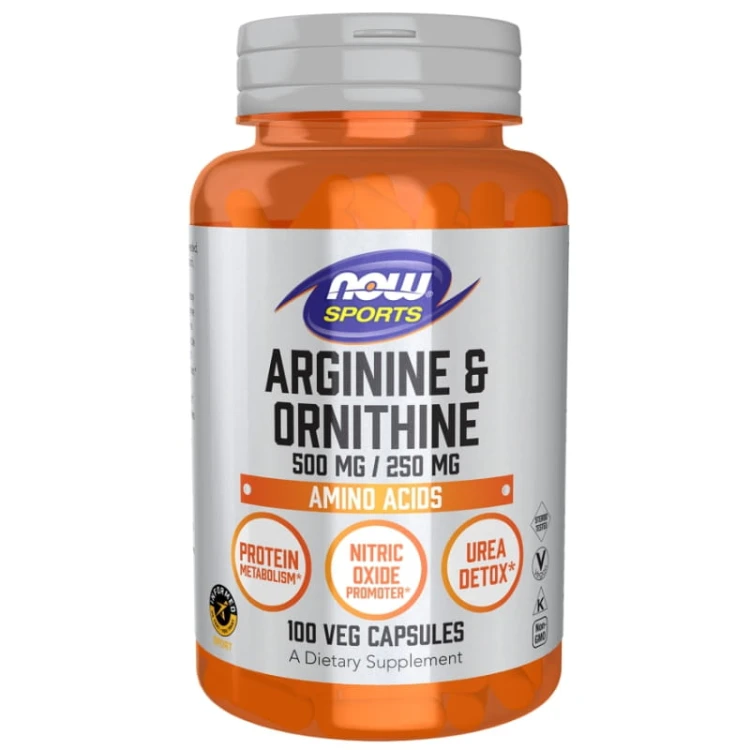 L-Arginina &amp; L-Ornityna 500/250 100 kaps.